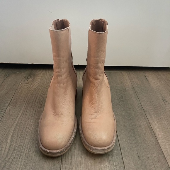 Free People Essential Chelsea Boot Sandy Beige - 7 - Picture 7 of 11